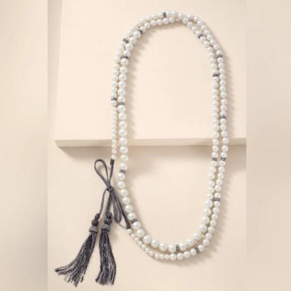 Stella & Dot Mara Pearl Lariat Necklace - Picture 4 of 5